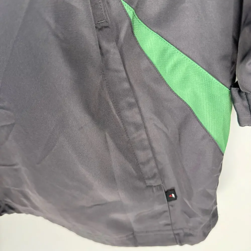 NWT Grand Slam Gray Golf Water Resistant Mesh‎ Lined Windbeaker Jacket Sz XXL